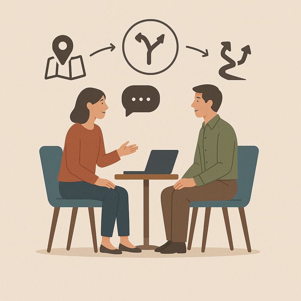 Persönliches Coaching
- Den eigenen Standort im Leben bestimmen, Konflikte lösen, Veränderungen gestalten oder den weiteren Lebensweg planen - Susanne Juchem Coaching